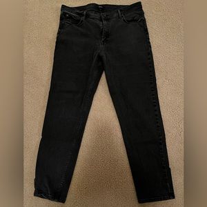 BDG black denim size 36x32. Lightly worn. Slim straight  fit